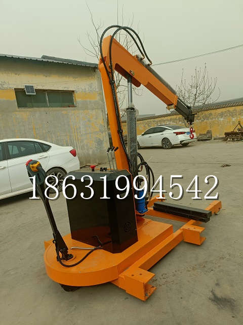 雾台乡自卸车厢随车吊 自制轮式四不像起重机 四驱平板吊 5吨 贵盛